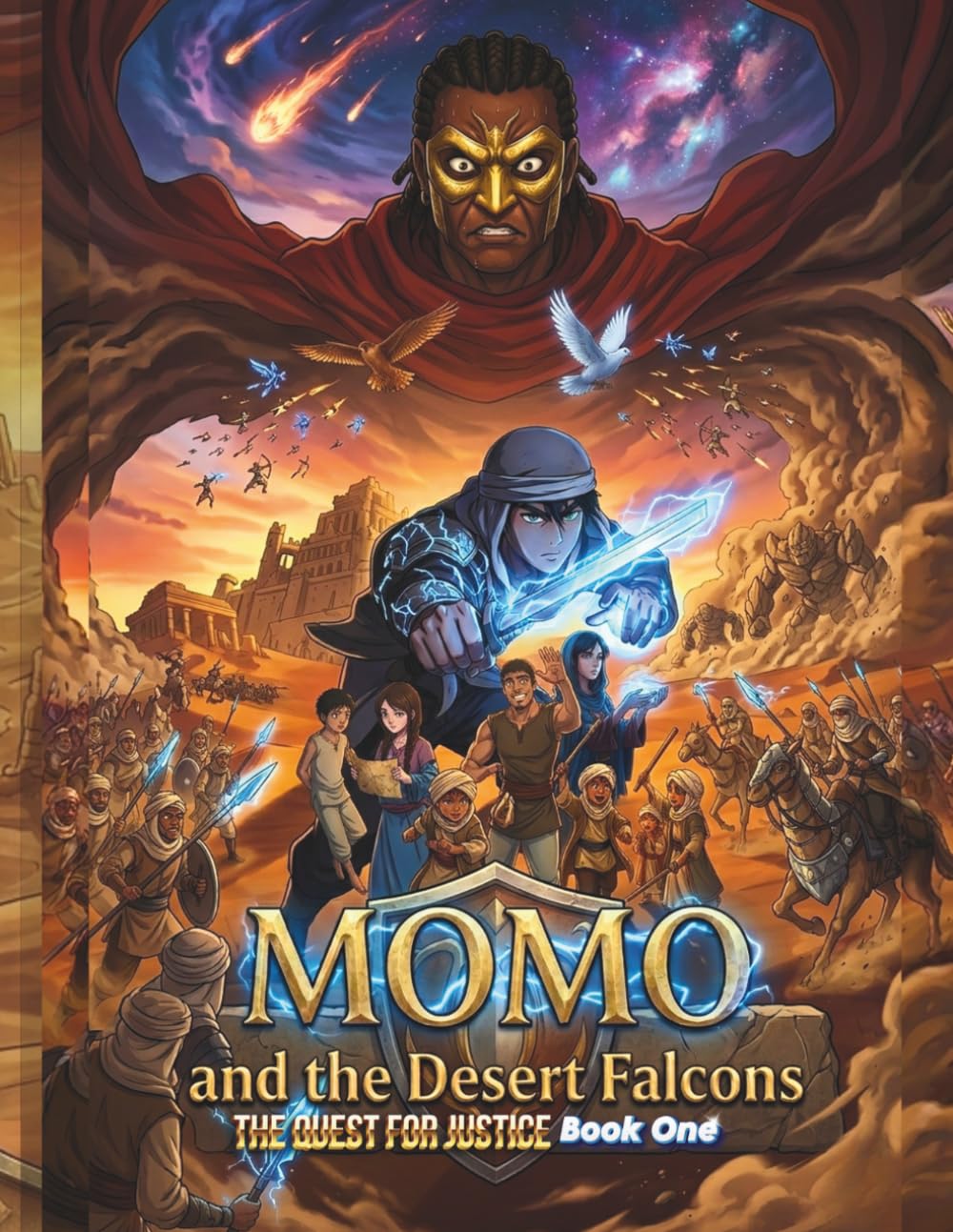 Momo and the Desert Falcons The Quest for Justice: Book One: An Epic Tale of Loyalty, Hidden Secrets, and the Fight Against the Shadows (The Adventures of Momo)