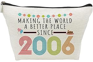 18th Birthday Gifts for Girls, Funny 18 Year Old Makeup Bag