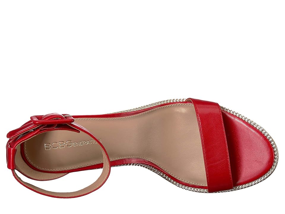 

BCBGeneration Janet (Burnt Red Leather) Women's Dress Sandals