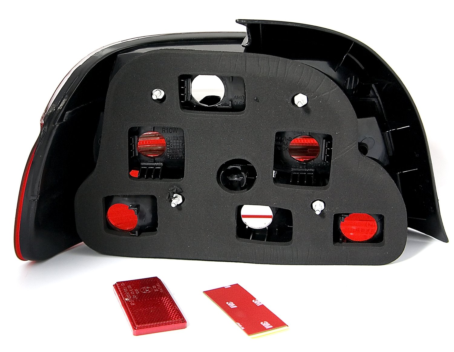 AD Tuning GmbH & Co. KG 960072, Set di fanali Posteriori, Colore Rosso/Nero