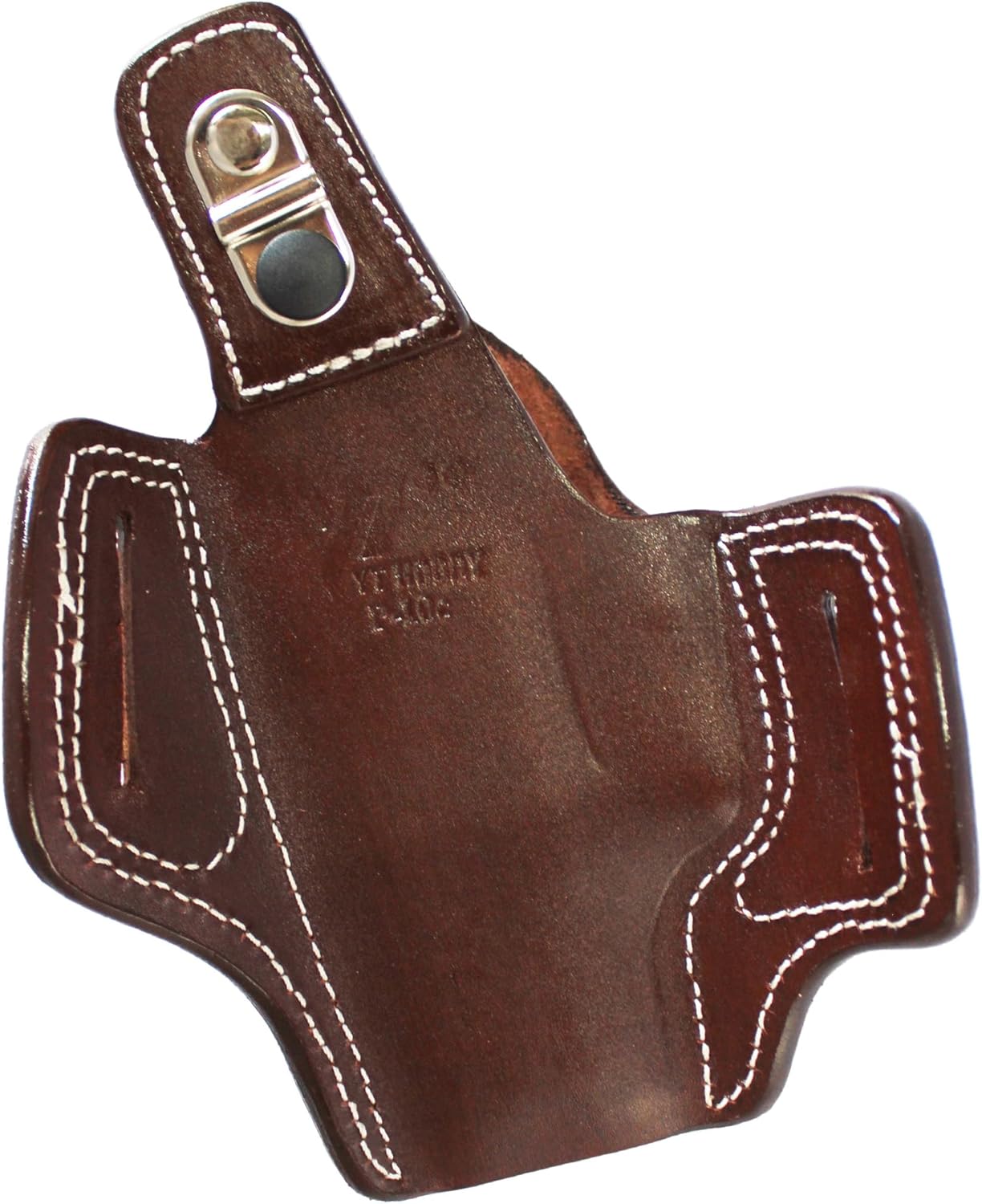 YT HOBBY Handmade Leather OWB Carry Two Slot Thumb Break Gun Holster for CZ P-10C