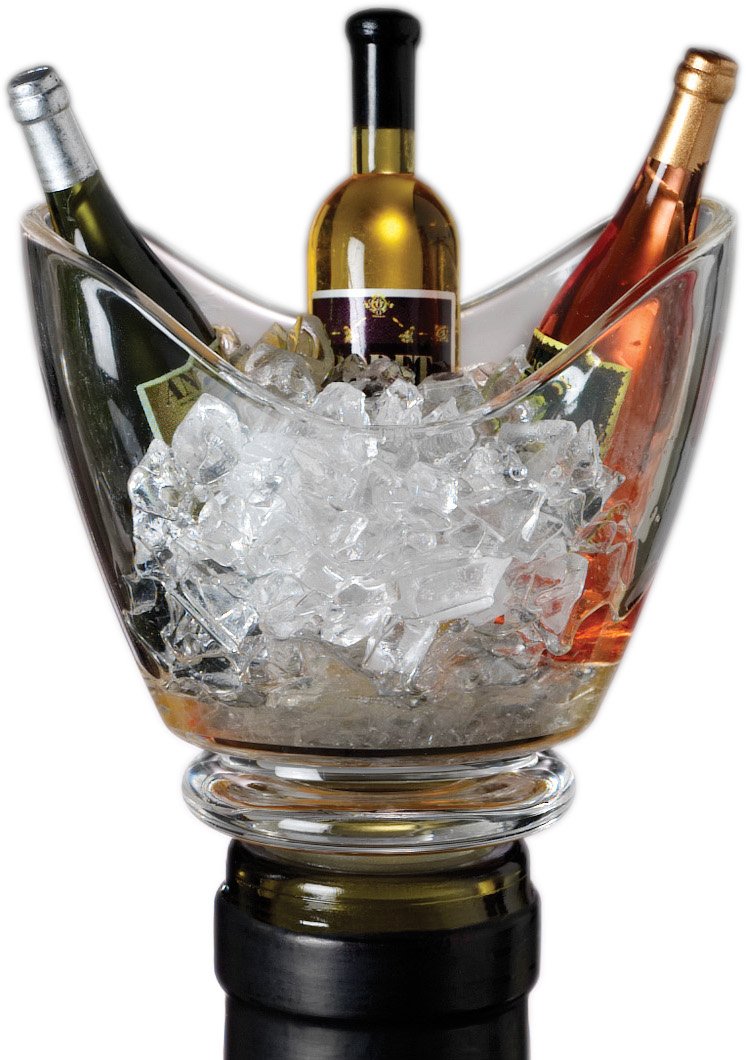 Prodyne18777 Mini Wine Bucket Bottle Stopper, Plastic, Multicolor