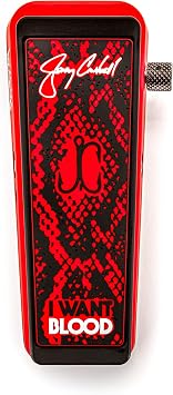 Dunlop Cry Baby Jerry Cantrell I Want Blood Wah Special Limited Edition Effects Pedal JC95IWB with Tonebird MXR Cable Bundle Session