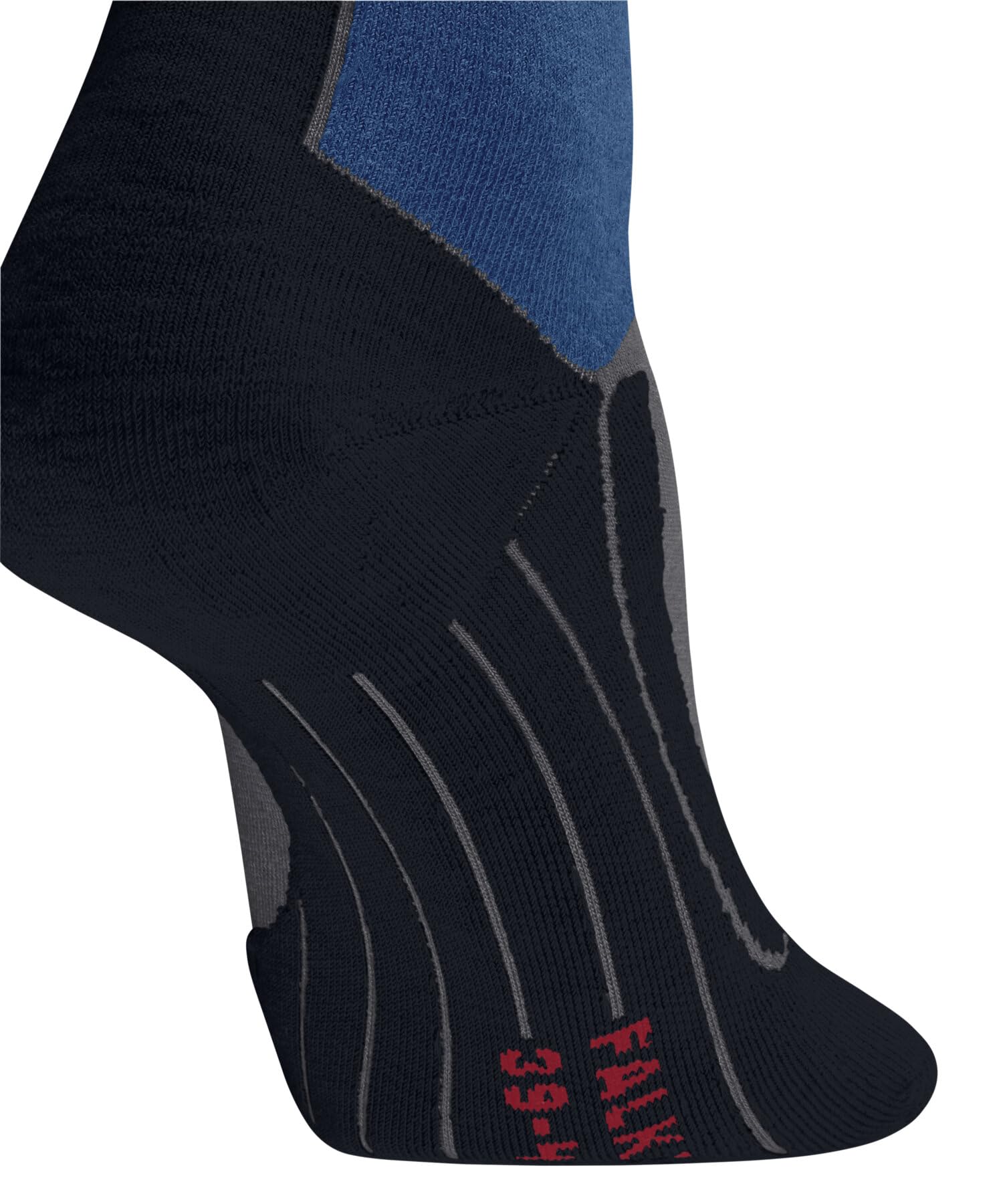 FALKE Mężczyźni Skarpety narciarskie SK4 Advanced M Kh wełna materiał funkcjonalny ciepłe cienkie 1 Para, Szary Mid Grey Melange 3530, 39-41