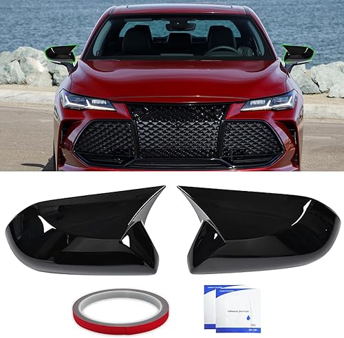Miniatura 8 de Compatible con cubierta de espejo retrovisor Toyota Camry 2018-2023, tapa de 8 generación para conductor y pasajero, cubierta de espejo retrovisor