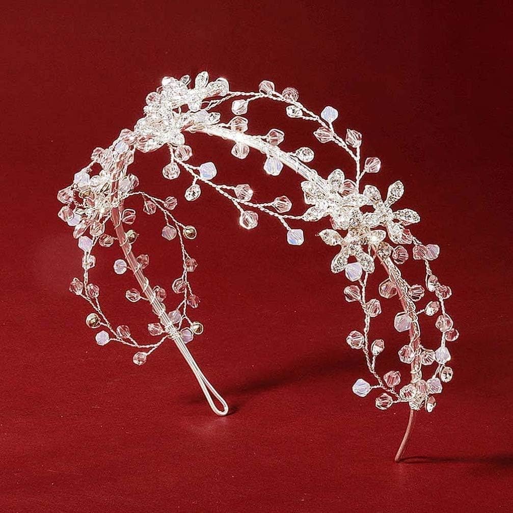 Queen Crown for Womens, Gold Tiara with Clear Rhinestone for Christmas Xmas Birthday Girls Prom Halloween Bridal Party