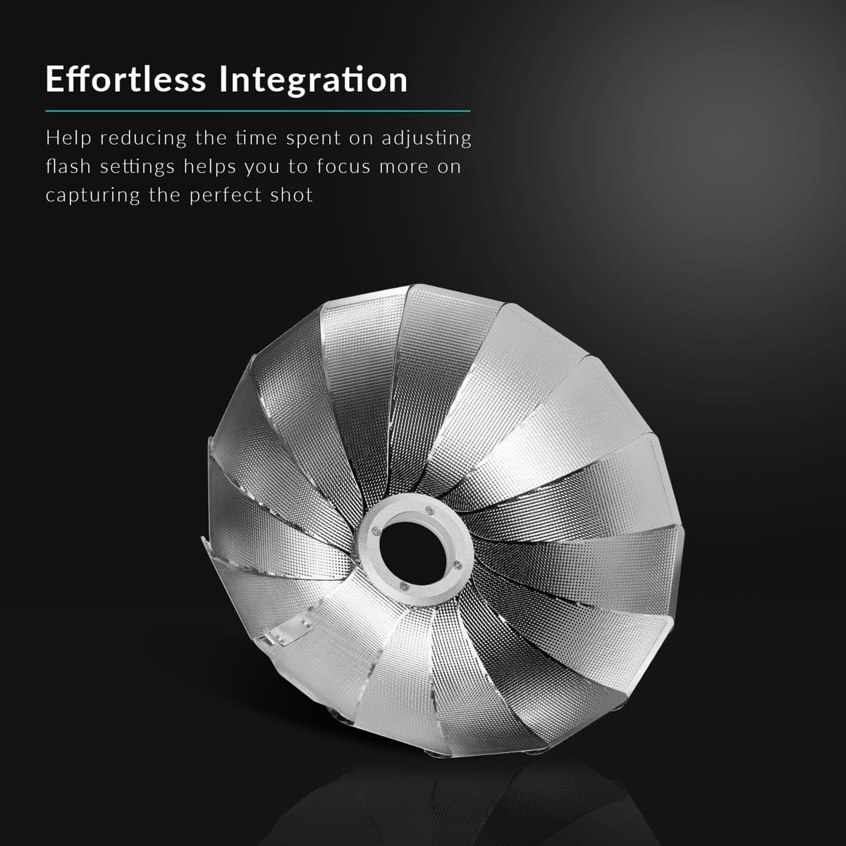 Flashpoint Umbrella Style Reflector for Flashback Lux Master Retro TTL Camera Flash