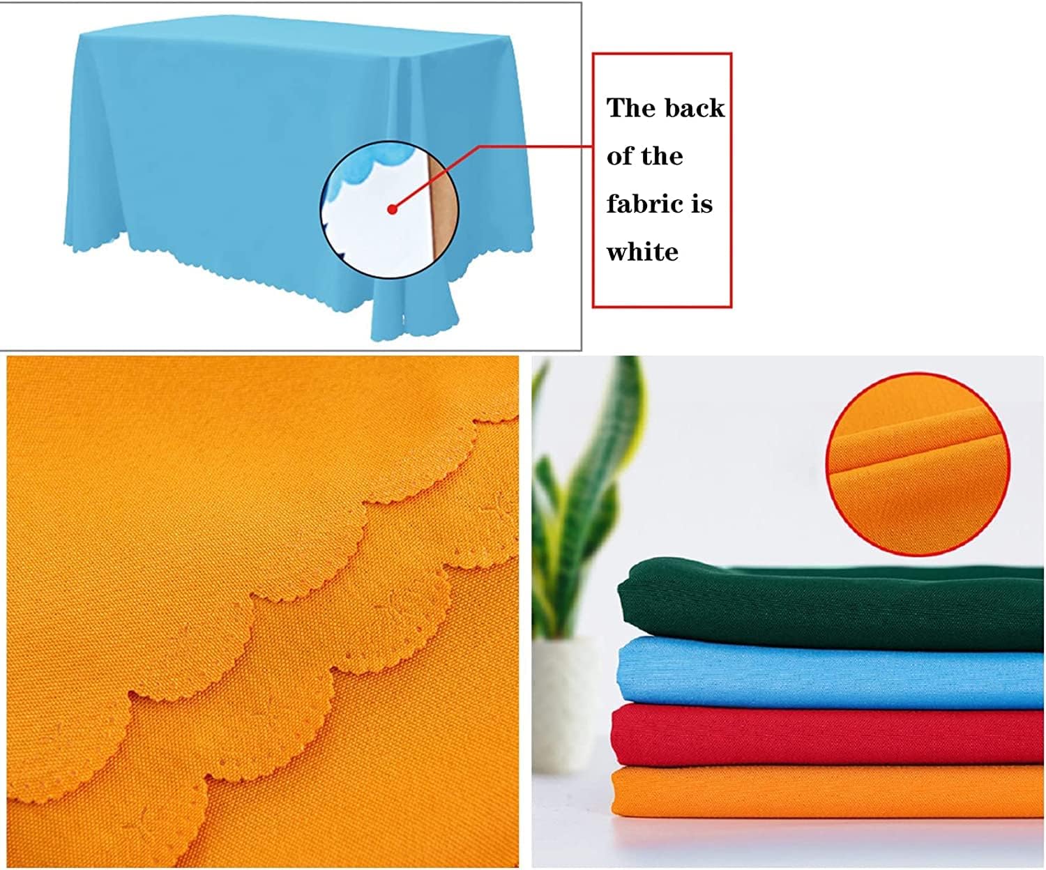 Personalized-Customized Tablecloth-Runner Logo-or Your-Text - Table Cloth for Trade Show Events with Your Own Logo Graphic and Message (6FT 114" x 79" (289 * 200cm))