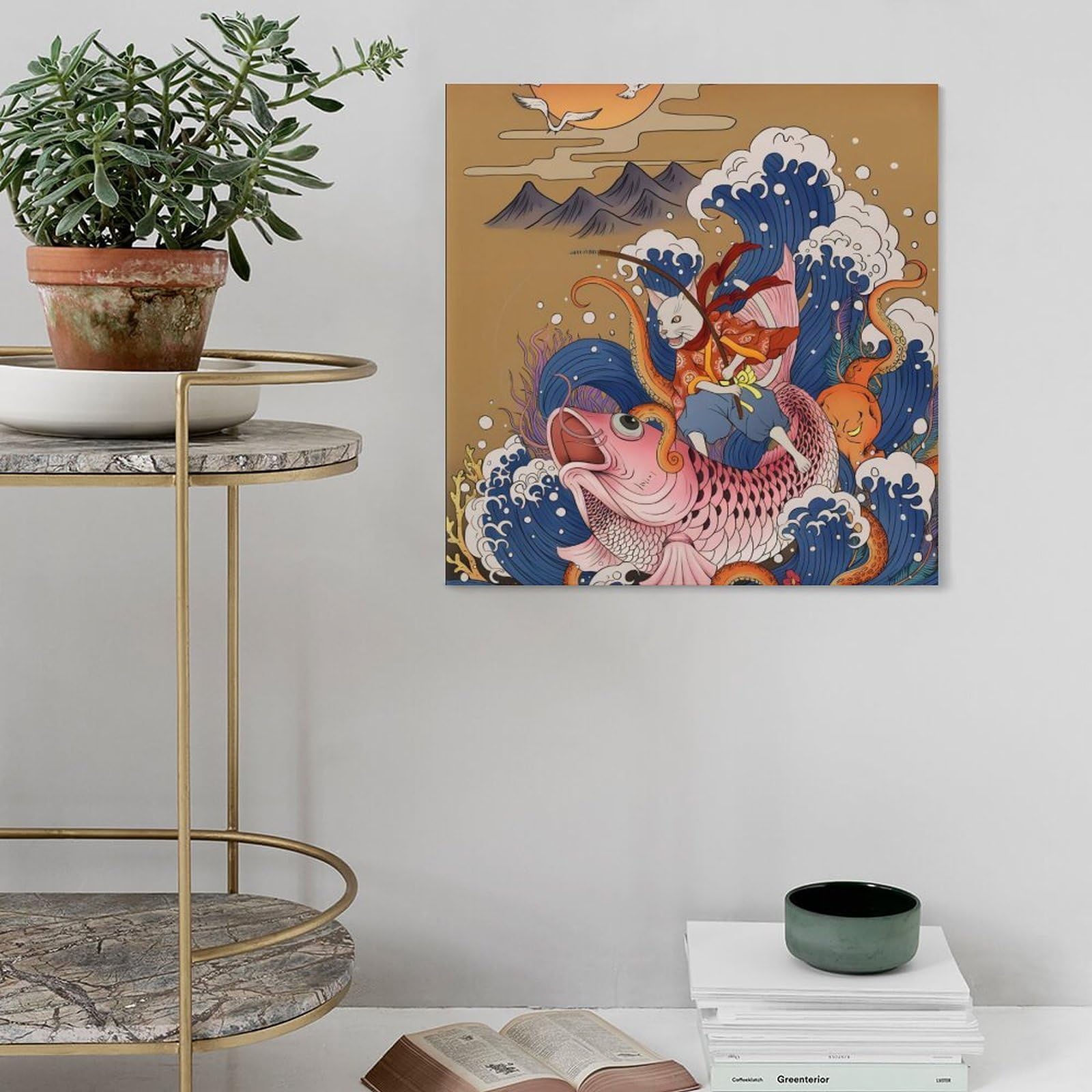 陶板 鶴 鳥 太陽 月 額 壁掛け 絵 和風 工芸品 モダン アート レトロ 陶板 鶴 鳥 太陽 月 額 壁掛け 絵 和風 工芸品 モダン アート