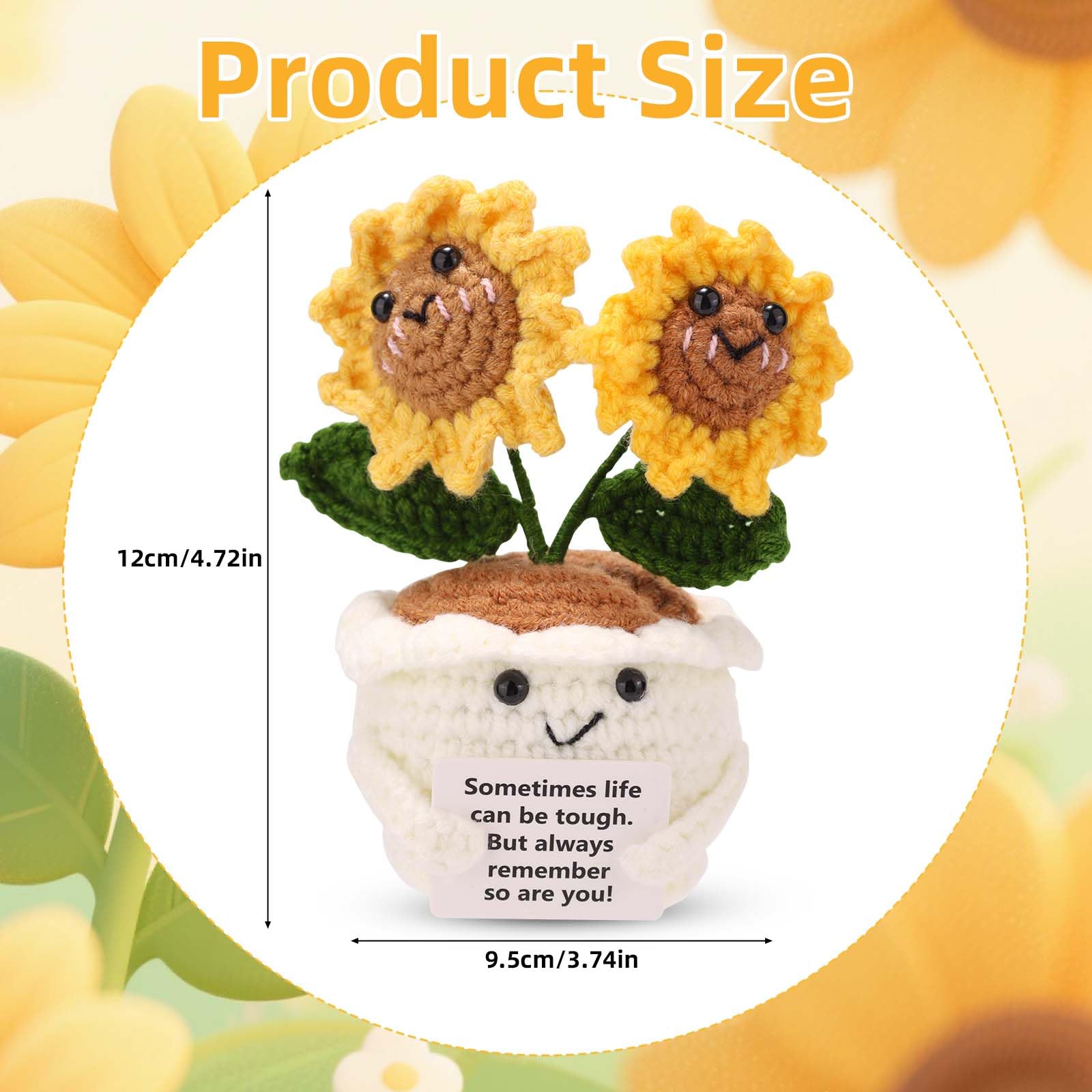 TOYMIS Positive Sunflower Crochet - Image 2