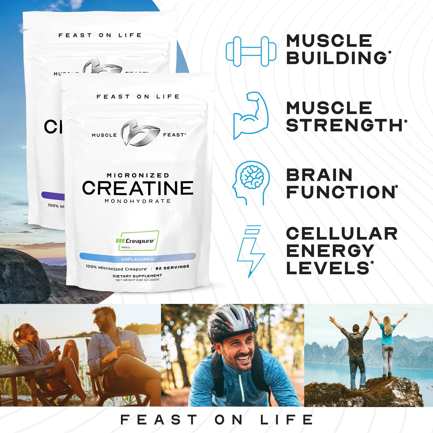 Muscle Feast Creapure Micronized Creatine Monohydrate Powder, Watermelon — Amazon image 5