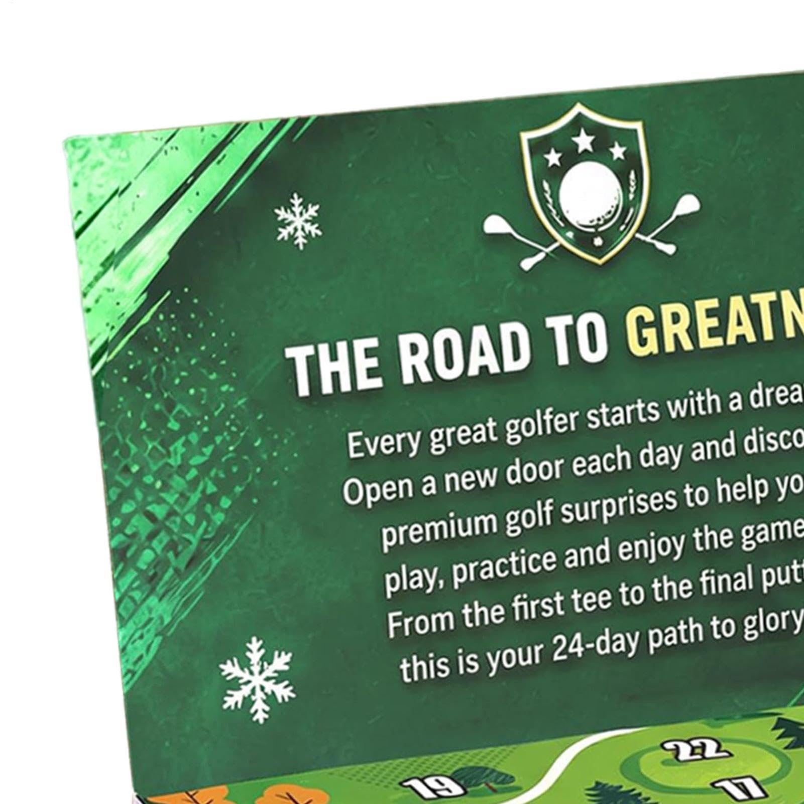 Golf Countdown Calendar - 24 Day Holiday Advent Gift Collection,