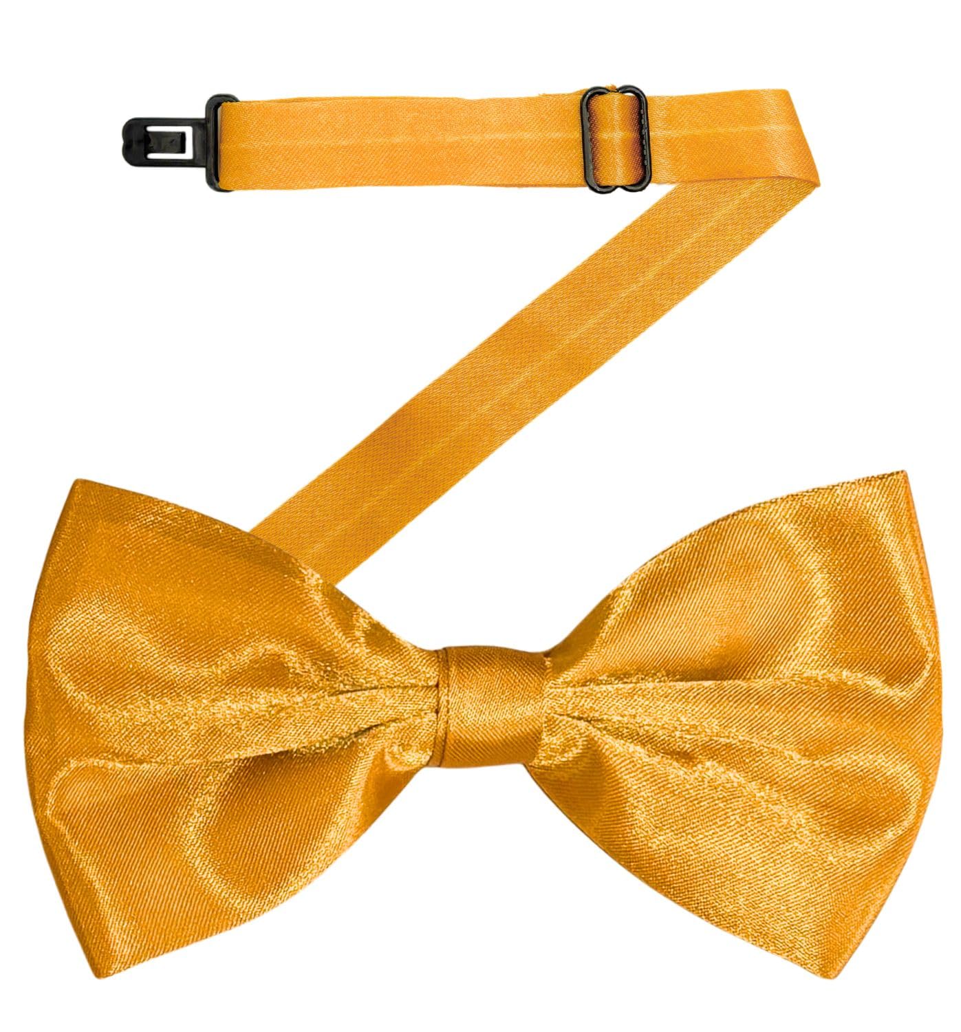 MDSTYLE Bow Ties for Men - Pre-Tied Adjustable Men's Bow Tie for Tuxedo, Wedding &amp; Formal Events - Solid Color