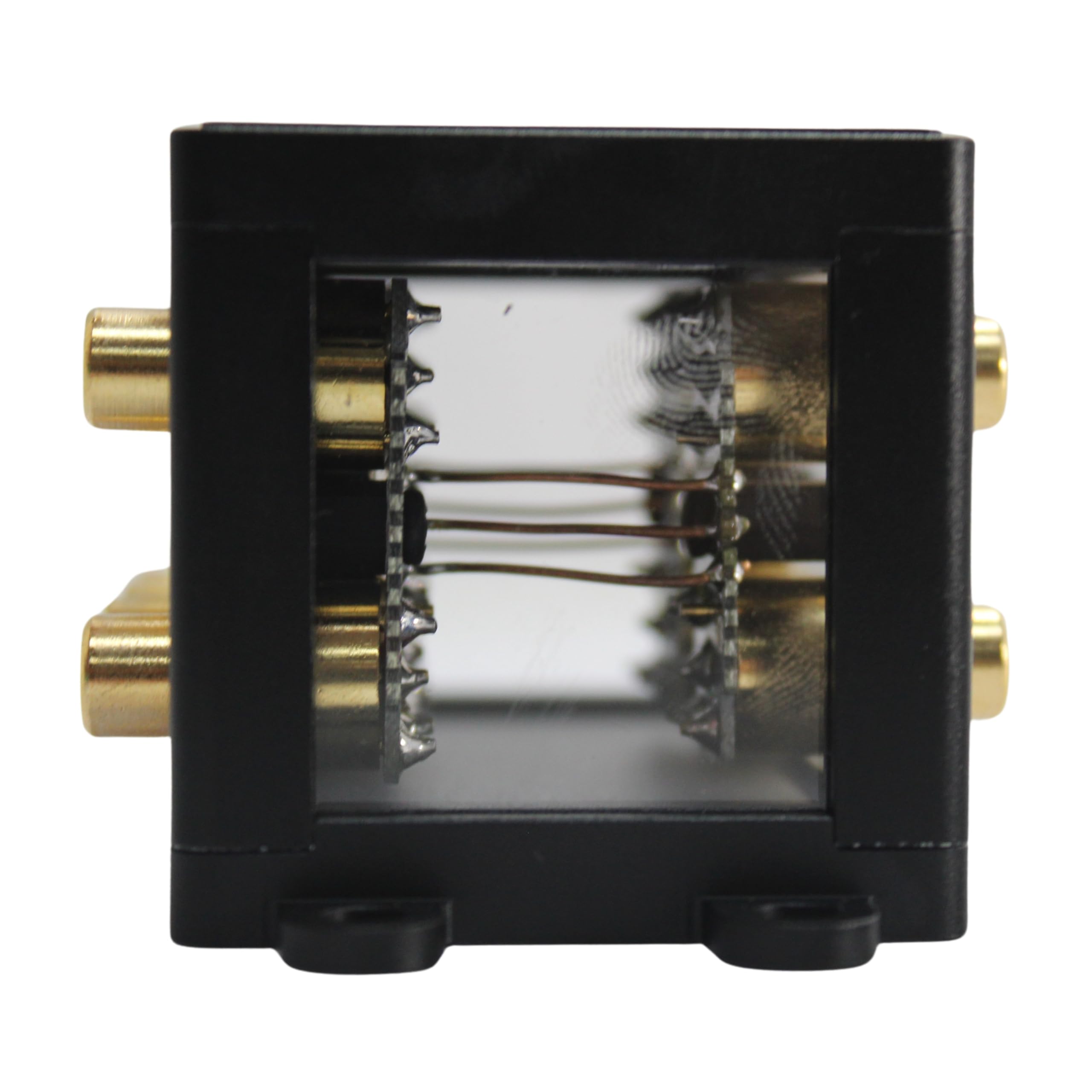 B2 Audio 2 a 4 pares Cockbox RCA Splitter Bloque de distribución