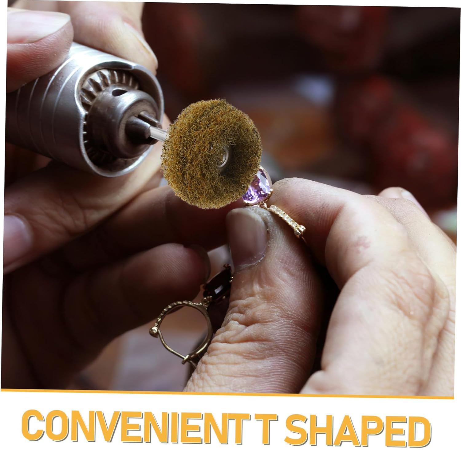 100pcs T Shaped Polishing Buffing Wheel Set for Rotary Tools