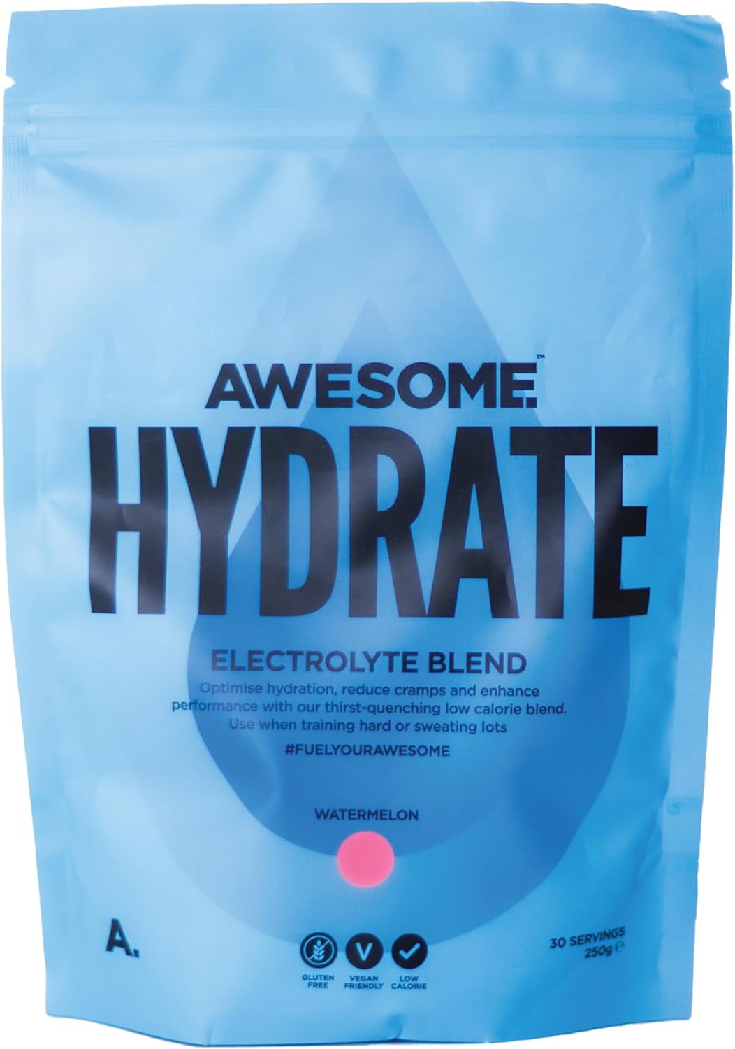 Awesome Supplements Hydrate Watermelon Low Calorie Electrolyte