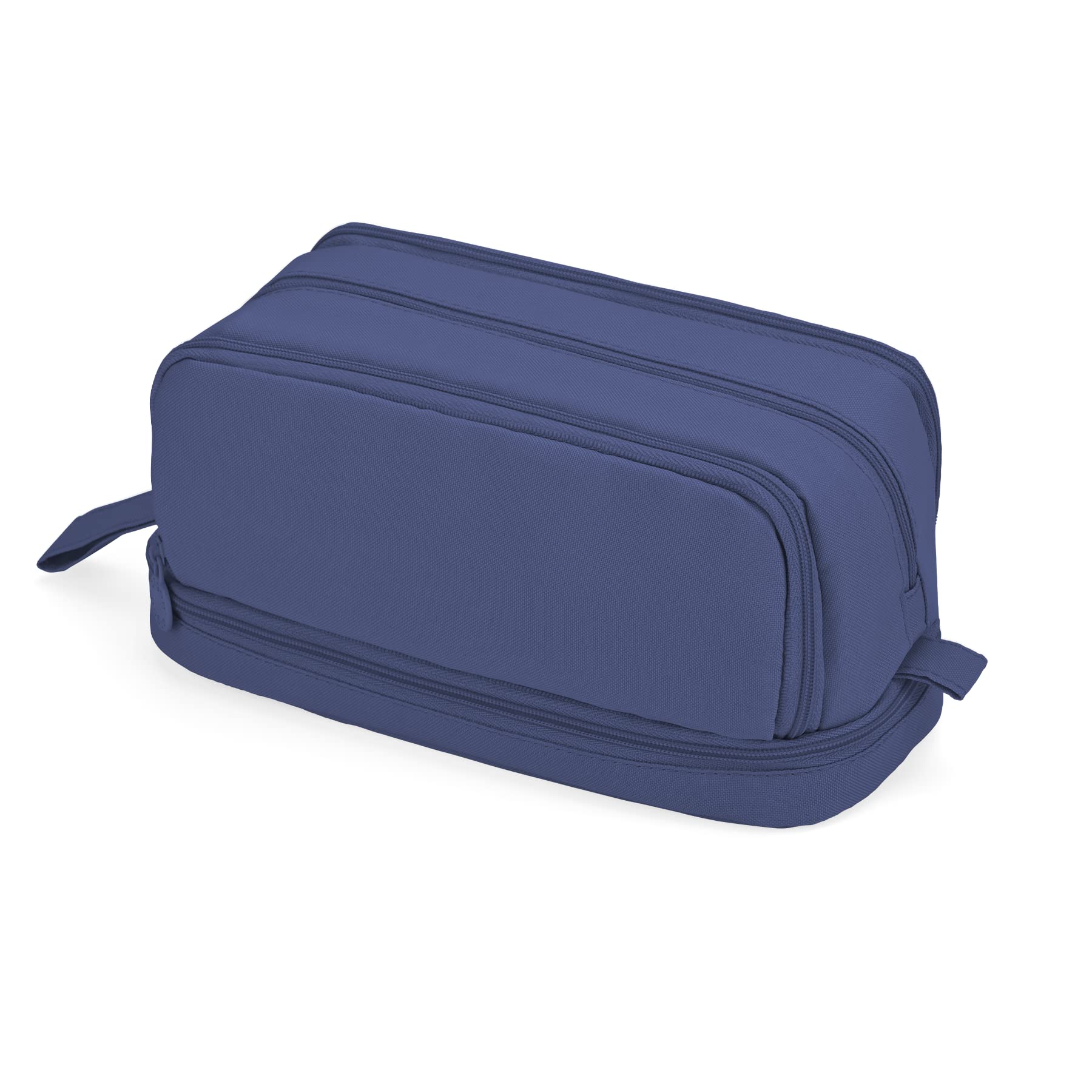 Pencil Case Howala Large Capacity Pencil Pouch for Girls Boys with 4 Compartments Multifunctional Pen Bag Stationery Organizer Office Makeup Bag Portable Pen Bag for Teenage Adult Women Men Dark Blue