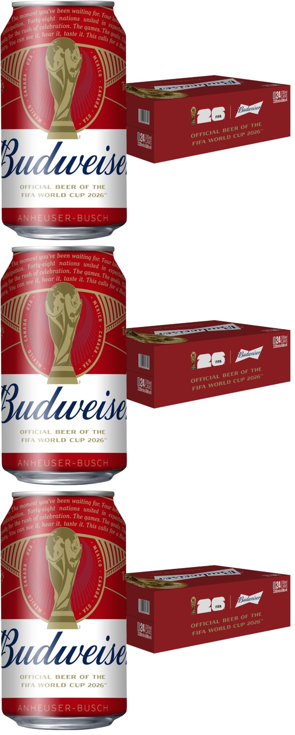 Amazon.co.jp: バドワイザー ラガービール 缶 24本 ケース販売 | BBQ