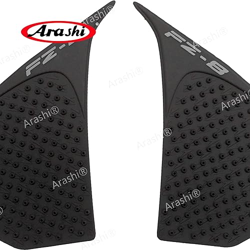 Miniatura 2 de Arashi Antideslizante Tanque de Gas Protector Pegatinas Rodilla Agarre Tracción Almohadillas Laterales para Yamaha FZ8 2010-2015 Motocicleta
