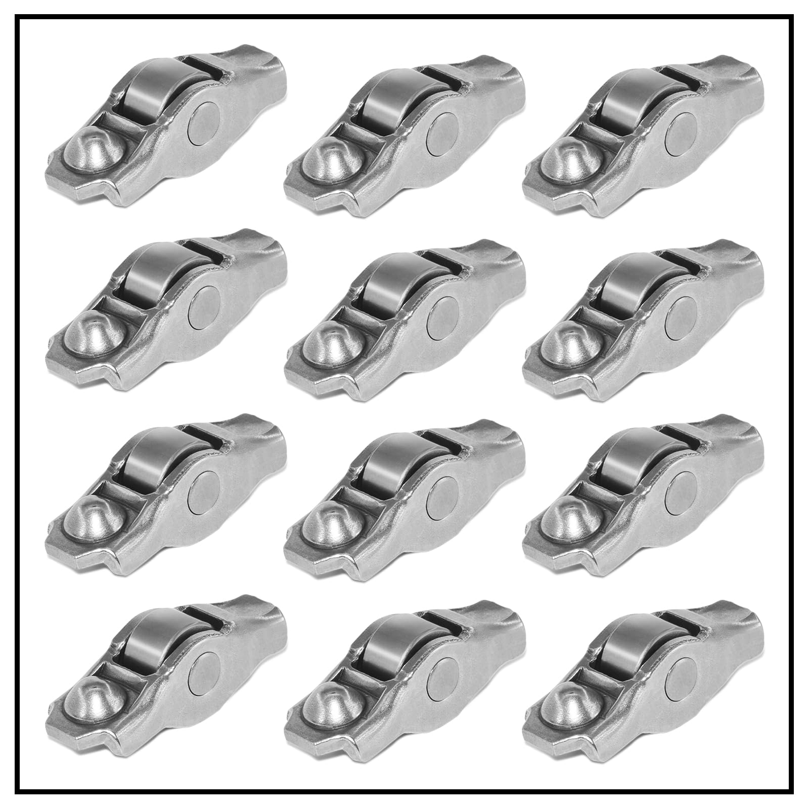 Kit bracci bilancieri da 12 pezzi, cuscinetto a rulli per sostituire 5184296AF, 5184296AE, 5184296AD, 5184296AH, 5184296AG, MR-1332, adatto per motori Chry-sler/Dod-ge/Je-ep/Ra-m, 3.2L 3.6L