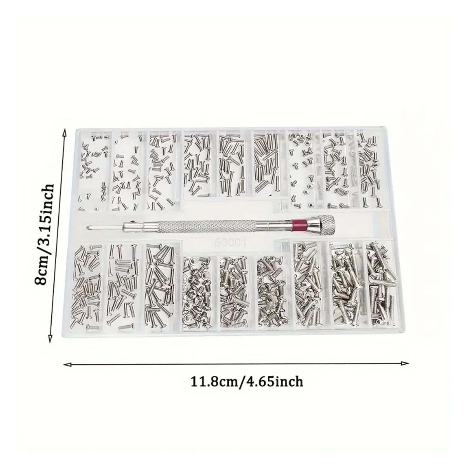 Set di Mini Viti da 500 Pezzi Micro Viti for Computer Portatile Viti for Riparazione Occhiali da Sole for Occhiali da Sole Strumenti Hardware