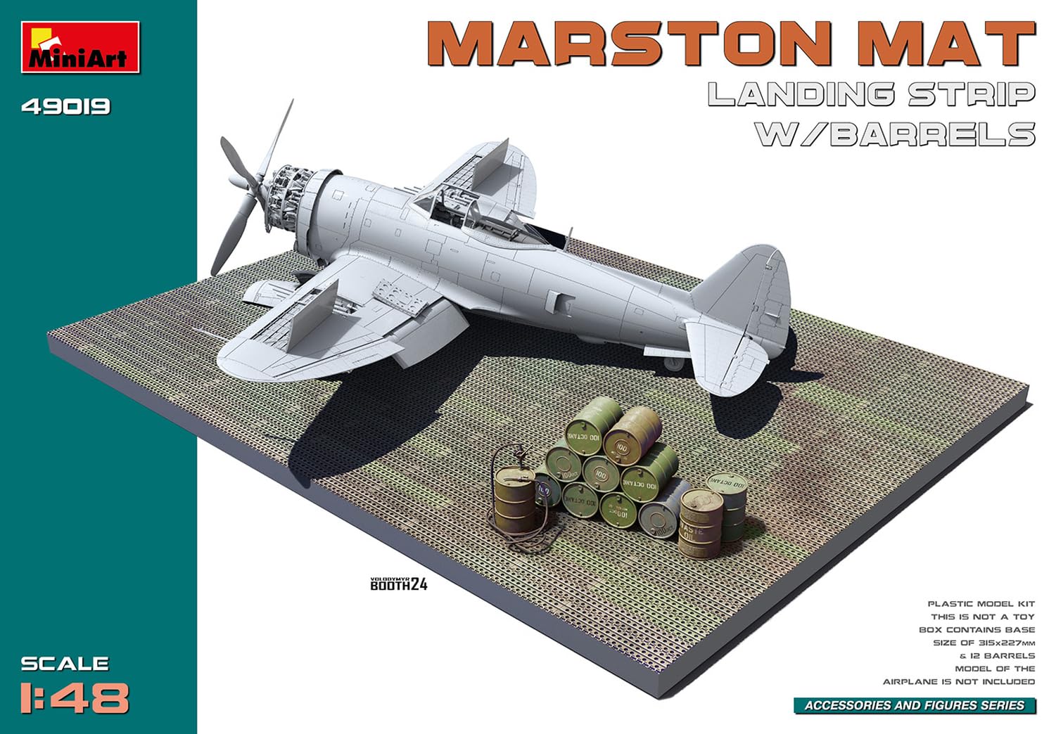 Mini Art 49019 1:48 Marston Mat attern con botti d'olio – riproduzione fedele del modellismo, kit di costruzione in plastica, fai da te, hobby, incollaggio, modellismo, assemblaggio, non verniciato