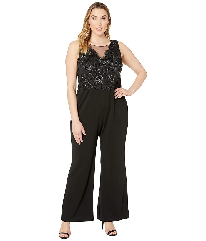 adrianna papell jumpsuit plus size
