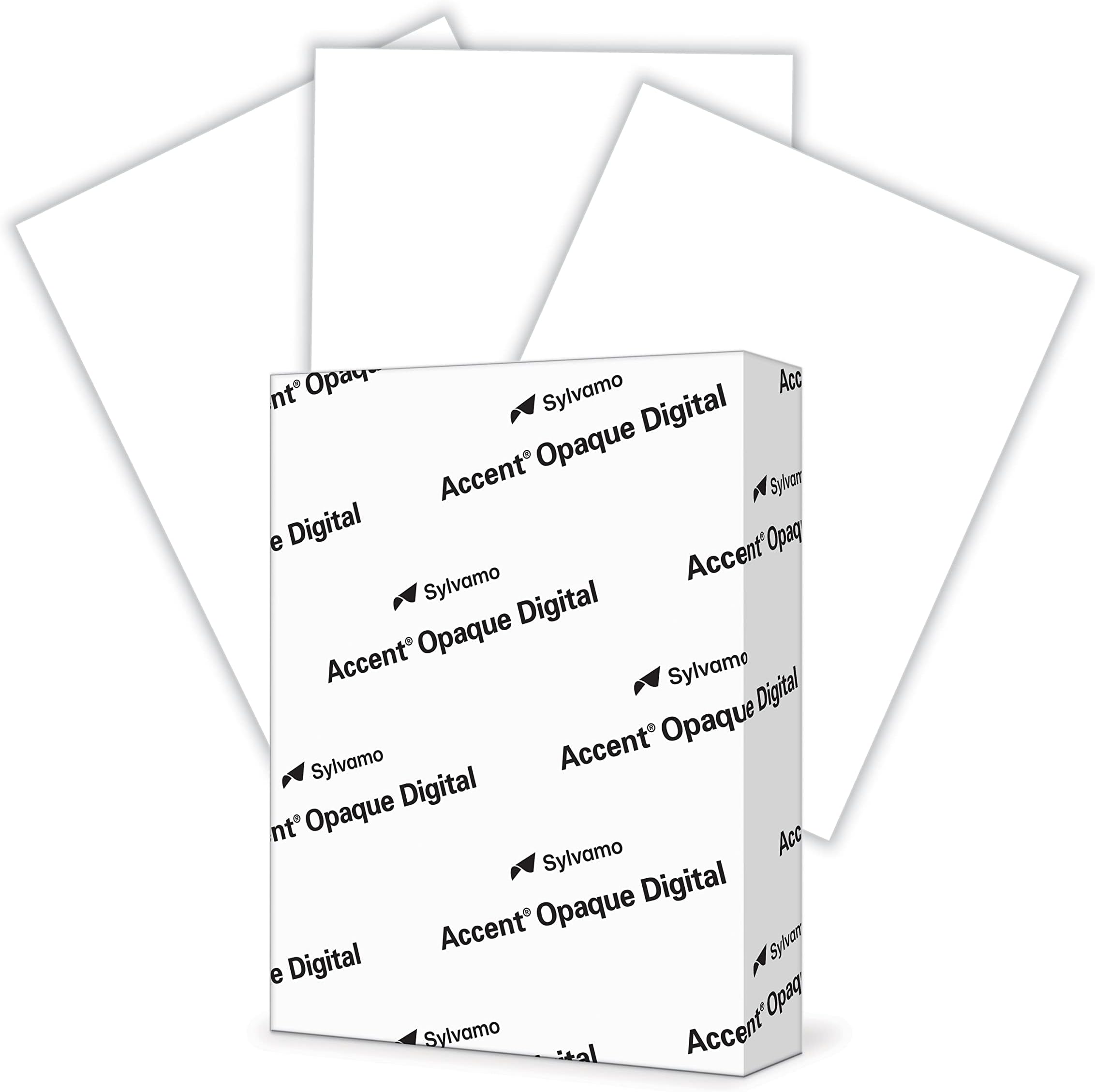Accent Opaque White 80lb, 8.5” x 11” Cardstock Paper