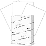 Accent Opaque, Smooth Cover White, 80lb, Letter, 8.5 x 11, 97 Bright, 250 Sheets / 1 Ream, (131482R) Made in The USA