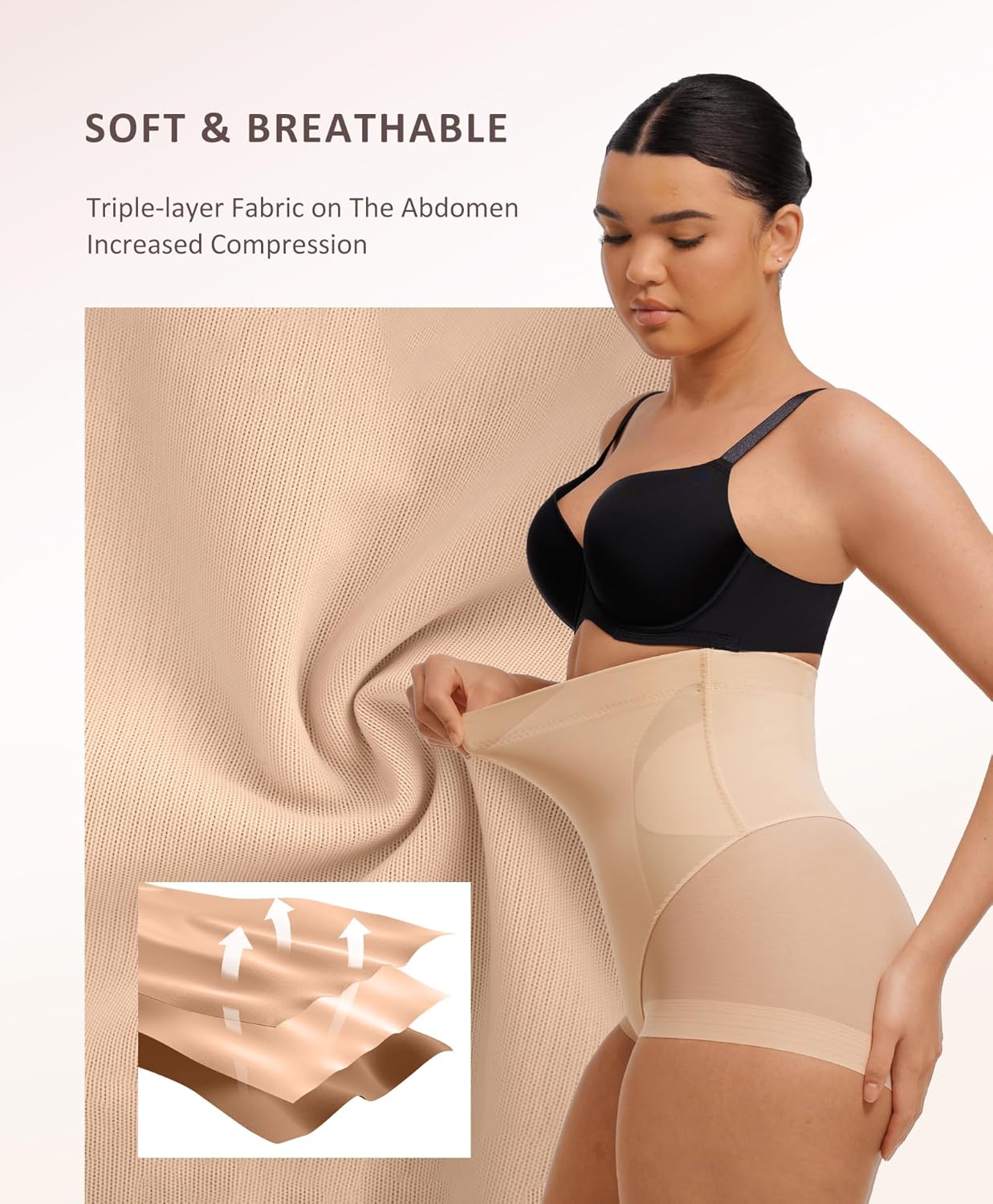 FeelinGirl Tummy Control Shapewear for Women Butt Lifting Briefs Underwear - Image 2