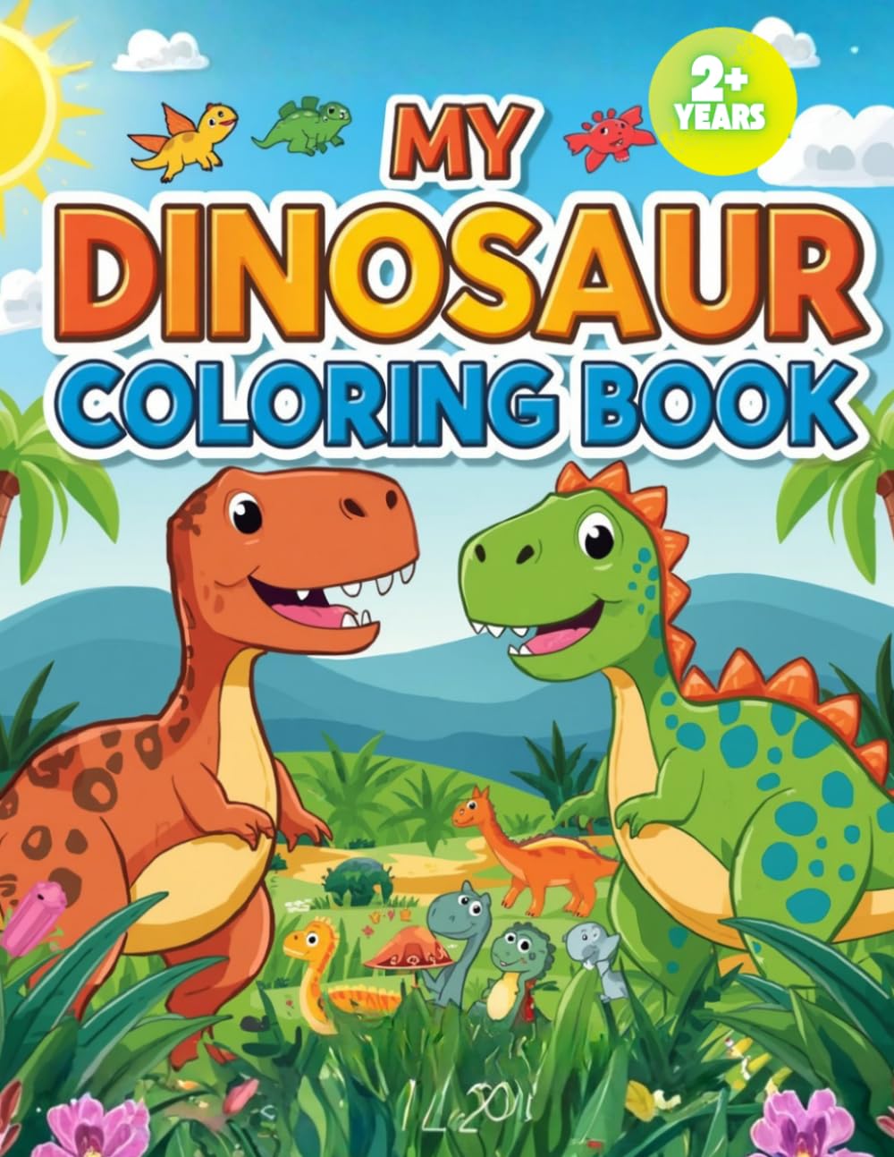 My Dinosaur Coloring Book for Kids: Easy and Fun Dino Pages