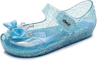 Jelly Shoes for Girls Princess Dress Up Flat Sandals for...