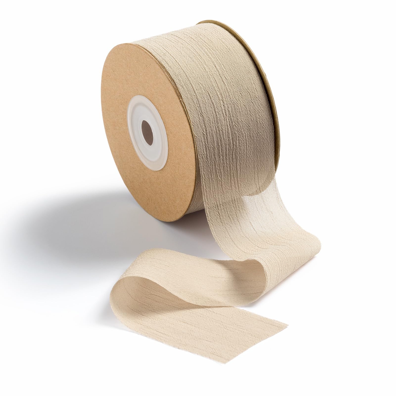MORSUNBELA Geschenkband Breit Schleifenband Hochzeit Seidenband Dekoband 3,8 cm x 23 m