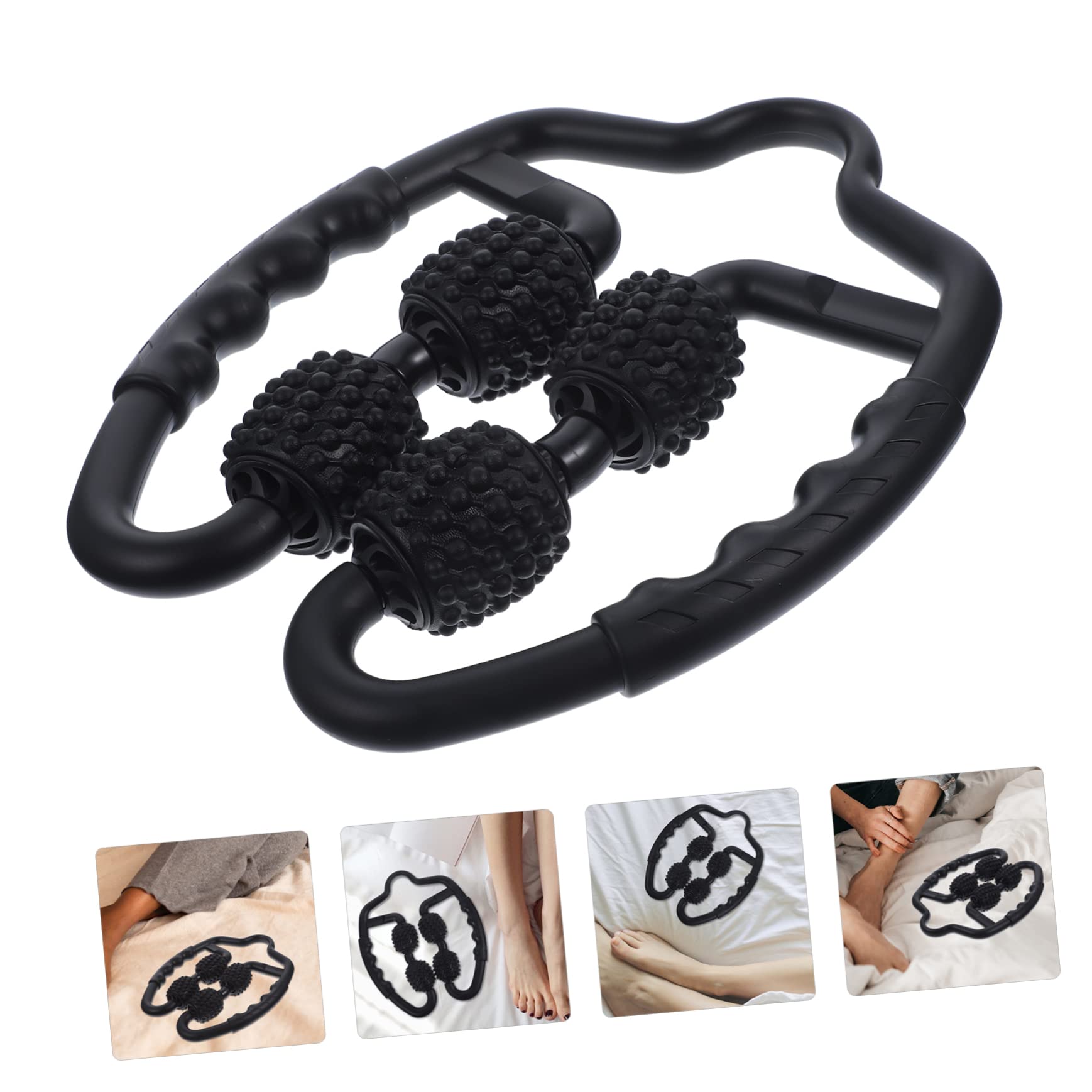 UKCOCO Massaggiatore Rotante Rilassante Muscolare in Materiale Delicato, Bastone Da Massaggio Per Fitness Gambe e Braccia, Supporto Per Sollievo Muscolare Quotidiano a Casa