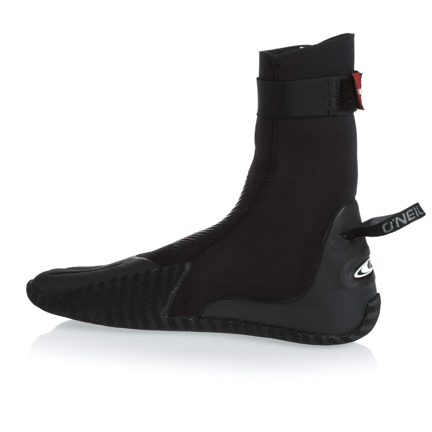 Oneill Heat 3mm Split Toe Boot Boots Boot Black - Unisex - Botín Anti-Enjuague. 3 mm. Enjuague Solo con Agua fría