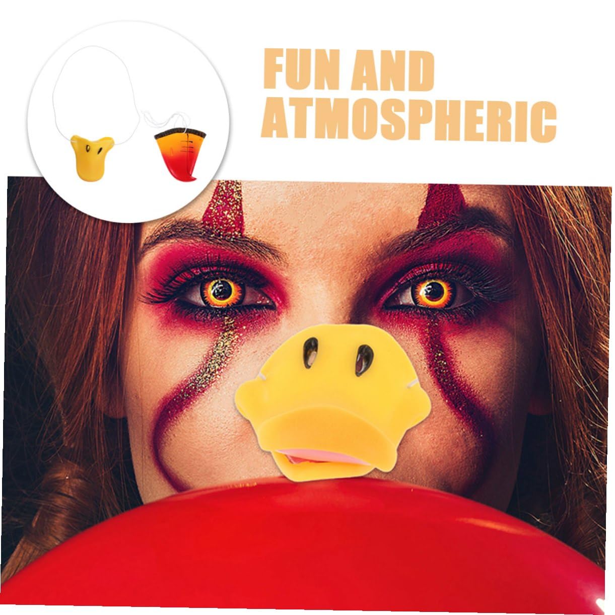 HANABASS 12 Maschere Naso Animale Realistiche Becco Anatra e Pappagallo Accessori Cosplay per Feste e Halloween Decorazioni Facili da Usare e Riutilizzabili