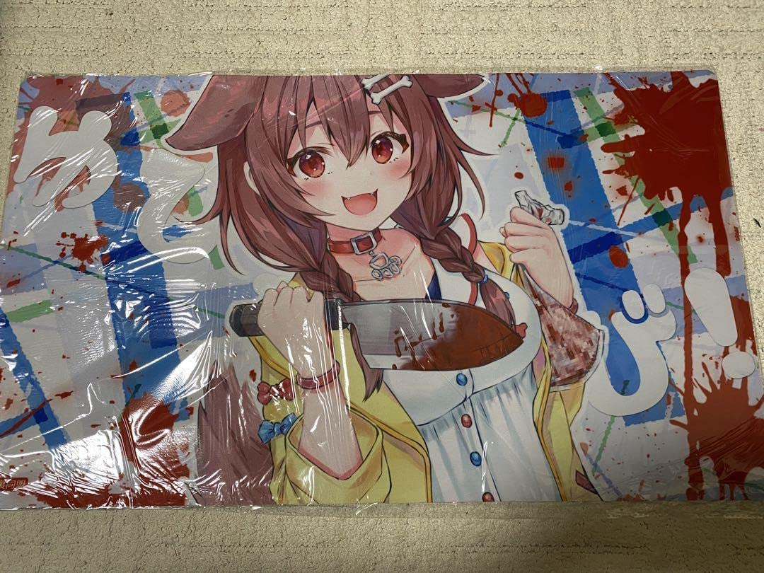 α1 ホロライブ 泥棒建設&グローブ 戌神ころね スリーブ&プレイマット α1 ホロライブ 泥棒建設&グローブ 戌神ころね スリーブ&プレイ