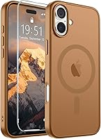 Vista 253 de SUPFINE - Funda magnética para iPhone 11, apta para MagSafe (protección contra caídas de grado militar, 10 pies), delgada, translúcida, a prueba