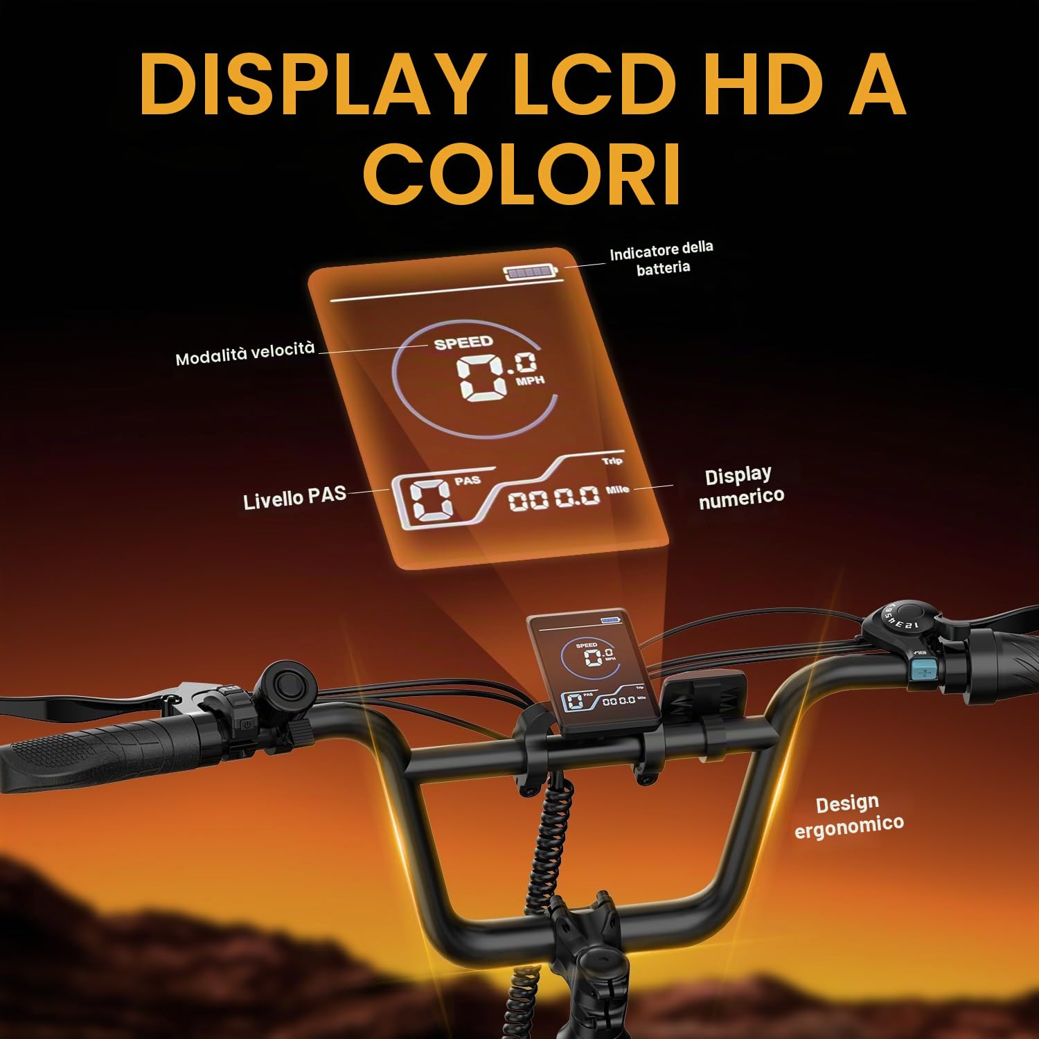 URLIFE Bicicletta elettrica per adulti, 20 x 3,0" fat tire ebike per pendolari urbani, batteria sostituibile da 48 V, 13 Ah, fino a 100 km, motore da 250 W, bicicletta elettrica per uomo e donna