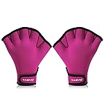 TAGVO Aquatic Gloves for Helping Upper Body Resistance, Webbed Swim Gloves Well Stitching, No Fading, Sizes for Men Women Adult Children Aquatic Fitness Water Resistance Training