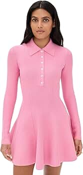 Fleur du Mal Women's Henley Flared Corset Dress, Pink Cadillac, Large :  Amazon.ca: Clothing, Shoes & Accessories