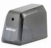 Office Battery Pencil Sharpener, 4X Longer Cutter Life, Tip Saver Technology, Black (BPS4-BLK)