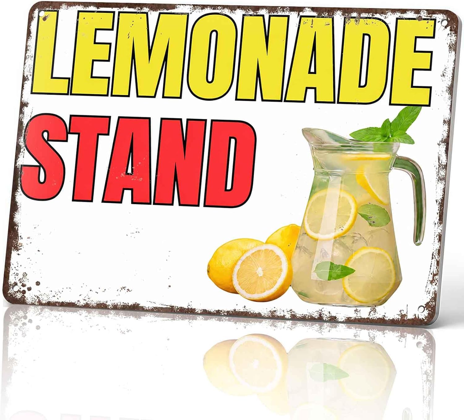 Lemonade Stand Metal Sign 8 x 12 Inch