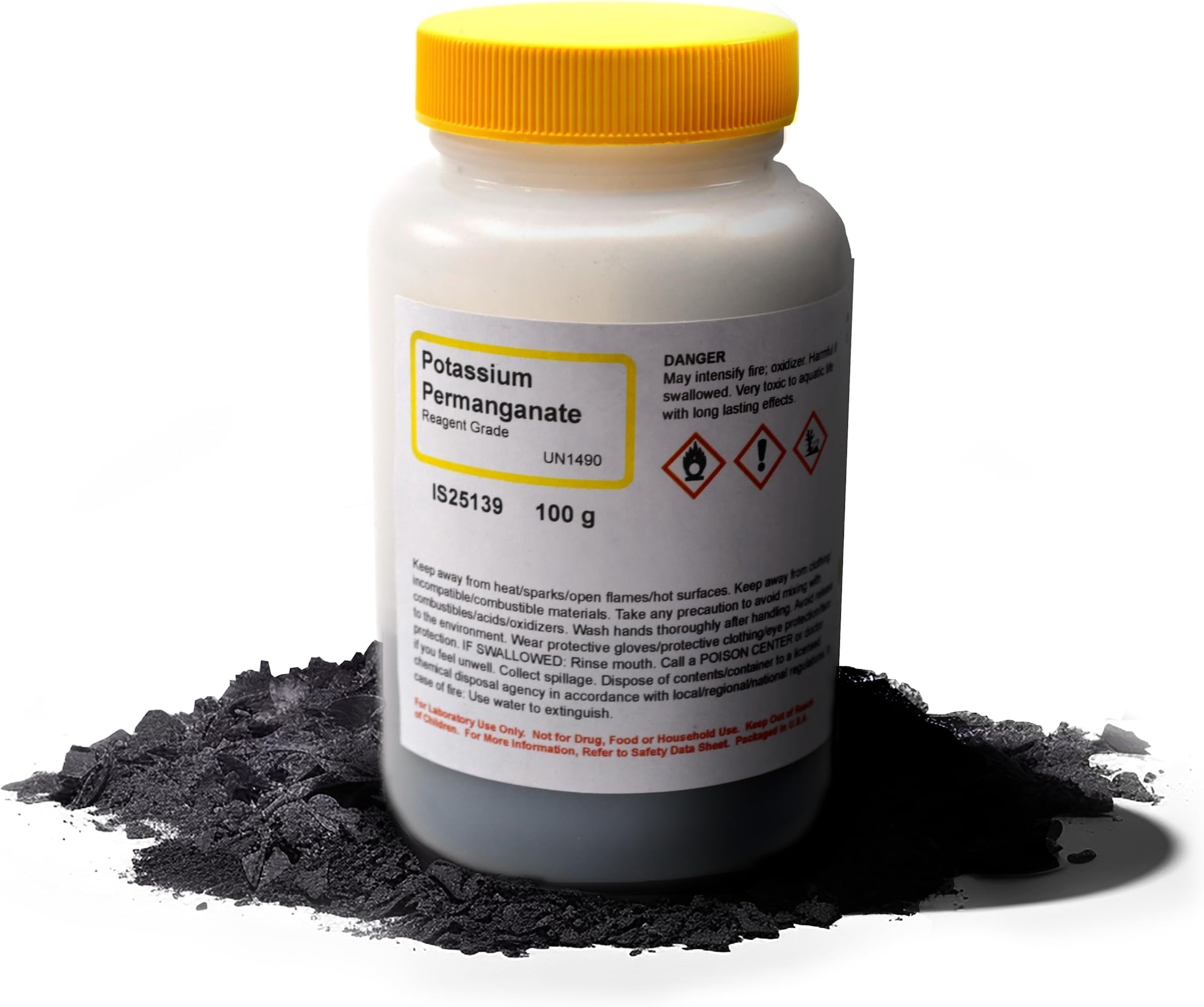 Potassium Permanganate, 100g - Reagent Grade - The Curated Chemical Collection by Innovating Science