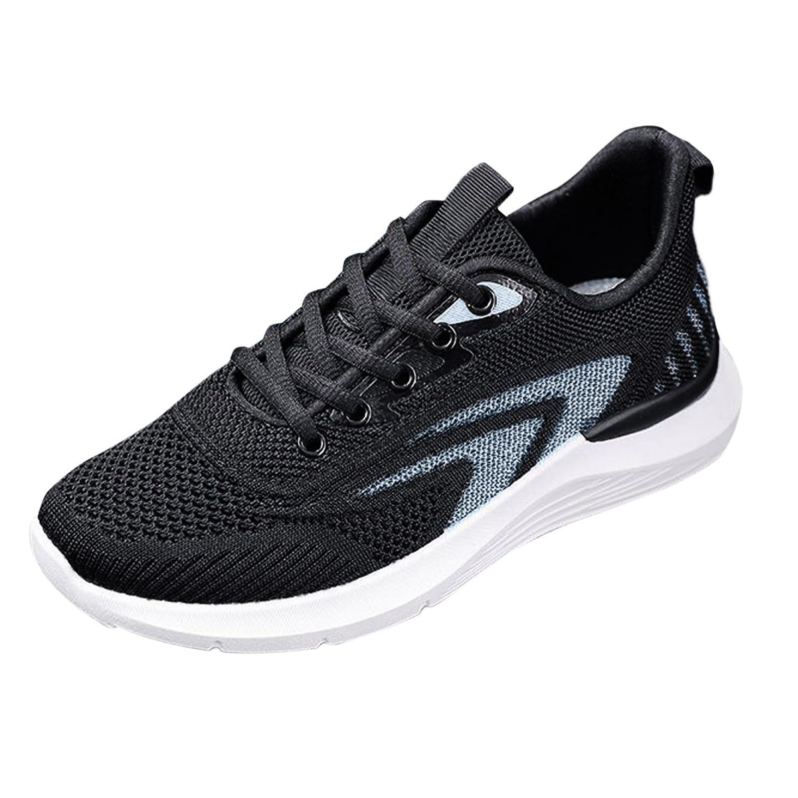 Scarpe Comode per Camminare Eleganti Traspiranti Sneakers Bianche Donna | Scarpe Sportive Donna in Pelle Sintetica per Camminata Nordica Sneakers Ragazza Moda Tempo Libero Tessuto Sintetico