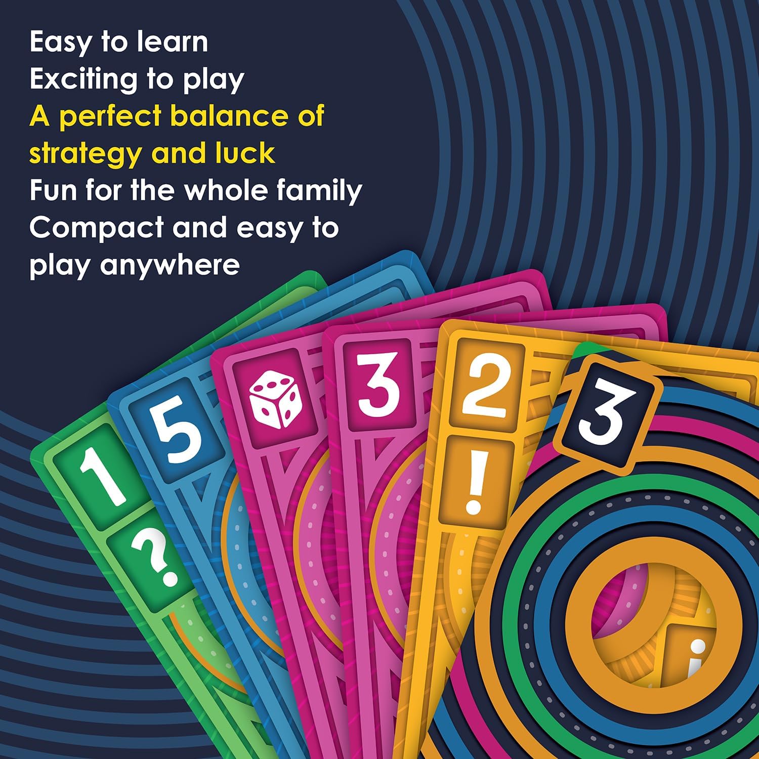MindWare Ringer Family Card Game - Portable Card Game for Travel & Game Night - Easy to Learn, Fun to Play