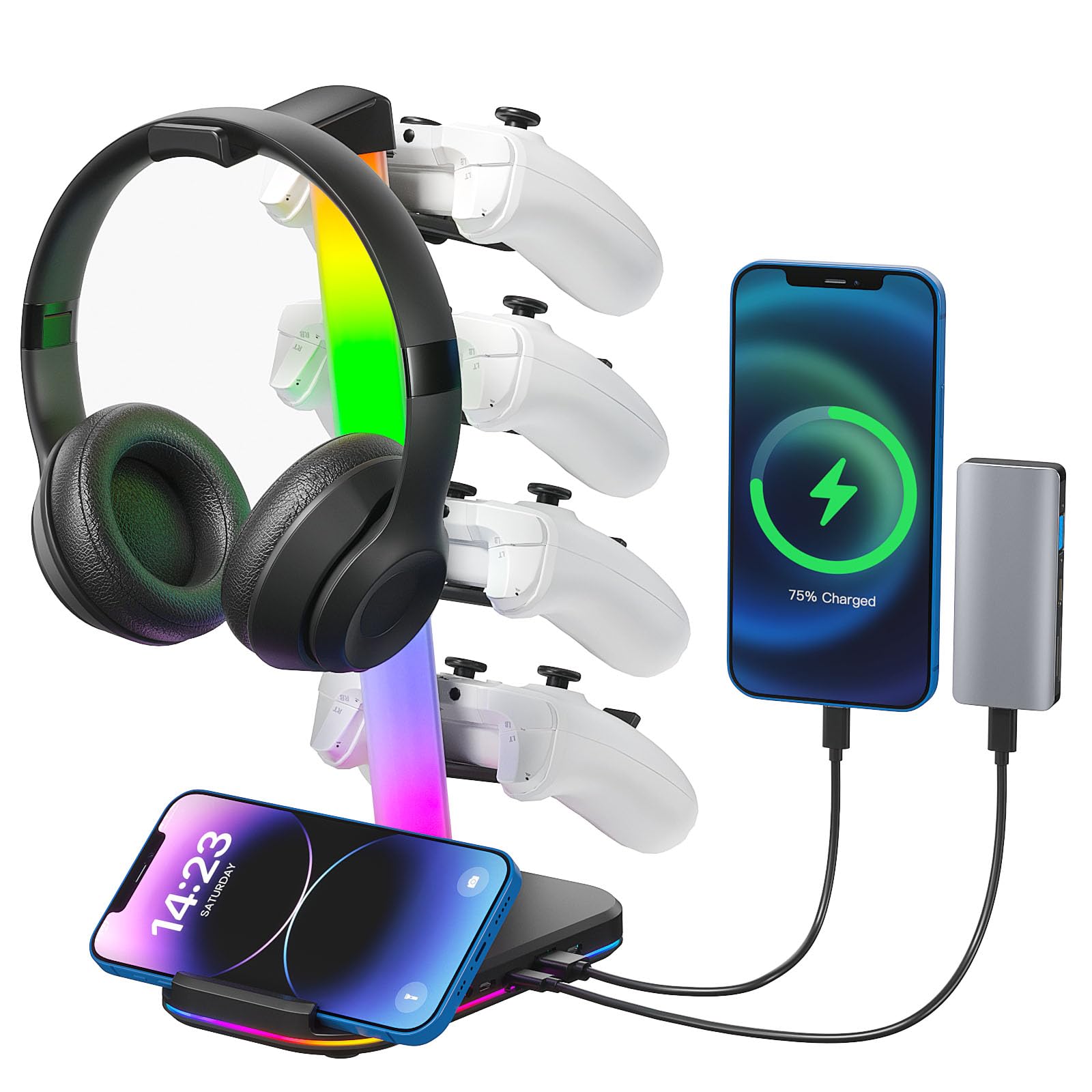 Hcman 5 Tier Controller & Headphone Stand