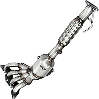 Vista 2 de JT Convertidor catalítico de escape compatible con Ford Focus 2012 2013 2014 2015 2016 2017 2.0L (compatible con EPA) (Catalizador + Grado)