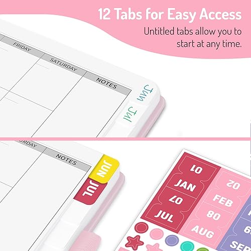 Miniatura 4 de Planificador de presupuesto, libro de presupuesto mensual con pestañas sin título, cuaderno de seguimiento de gastos sin fecha para administrar tu