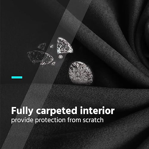 Miniatura 8 de Caja de seguridad biométrica BOFON con llave, caja de seguridad, contraseña de huella dactilar, cajas de seguridad para el hogar, serie W, 1.45 pies